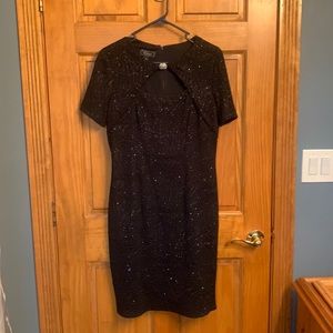 Black sparkly dress by Dressbarn